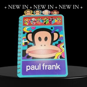 NWT Paul Frank Monkey Spiral Notebook